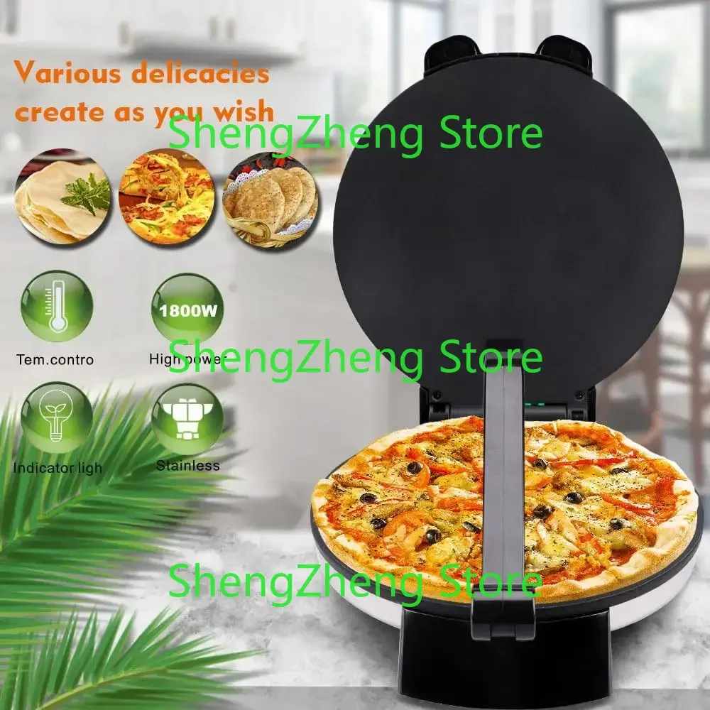 220V Electric Tortilla Press, 10 Inch Tortilla and Roti Maker Multipurpose Automatic Burrito Maker, Double-sided Heating
220V Electric Tortilla Press, 10 Inch Tortilla and Roti Maker Multipurpose Automatic Burrito Maker, Double-sided Heating