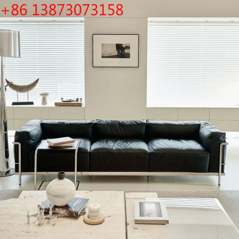 Leather Cassina Corbusier Bauhaus medieval minimalist LC2 designer single sofa
Leather Cassina Corbusier Bauhaus medieval minimalist LC2 designer single sofa