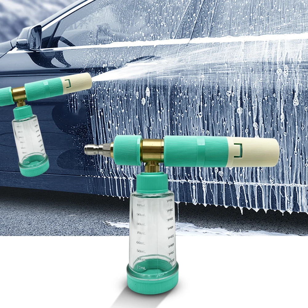100ml Water Foam Pot with 1/4 Inch Quick Connector Soap Foam Spray Bottle High Pressure Snow Foam Lance for Cleaning Cars SUVs
100ml Water Foam Pot with 1/4 Inch Quick Connector Soap Foam Spray Bottle High Pressure Snow Foam Lance for Cleaning Cars SUVs