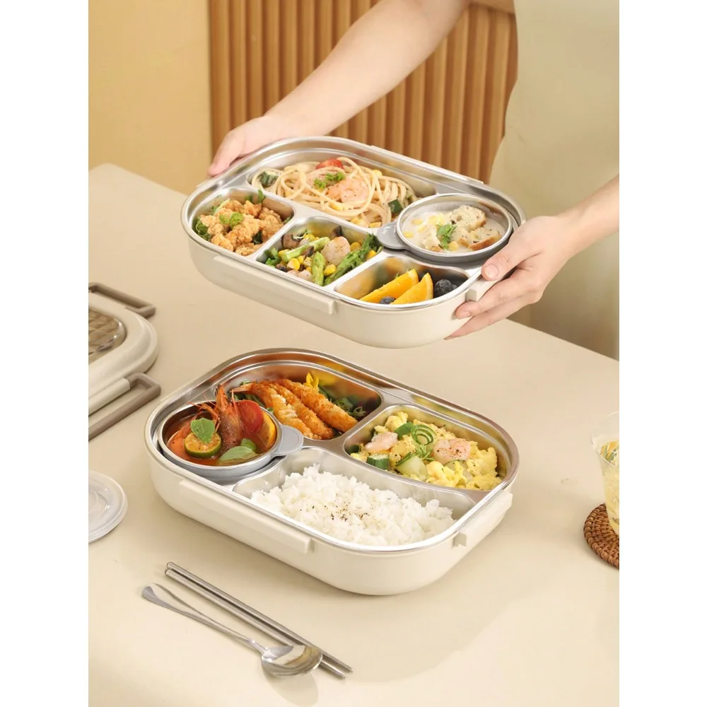1pc Stainless Steel Insulated Lunch Box, Microwave Bento Box, Suitable For Working Women, Students, School, Office And Outdoor Use
1pc Stainless Steel Insulated Lunch Box, Microwave Bento Box, Suitable For Working Women, Students, School, Office And Outdoor Use