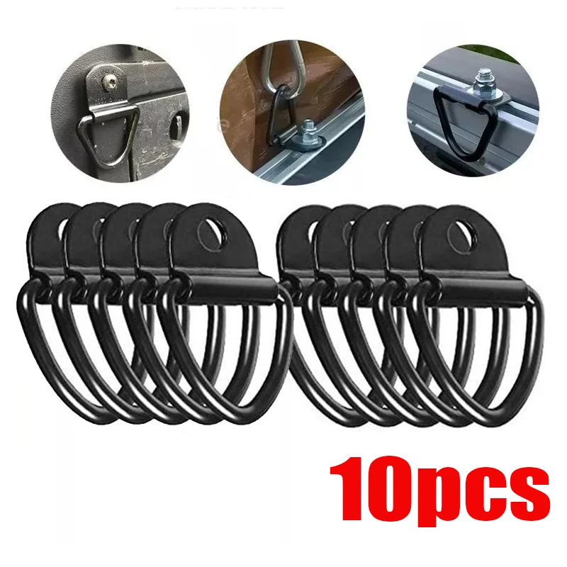 10Pcs D Rings Tie Down Anchors Ring Pull Hook Stainless Steel Lashing Ring Load Fit for Car Boat Cargo Trailer Vehicles RV Van
10Pcs D Rings Tie Down Anchors Ring Pull Hook Stainless Steel Lashing Ring Load Fit for Car Boat Cargo Trailer Vehicles RV Van