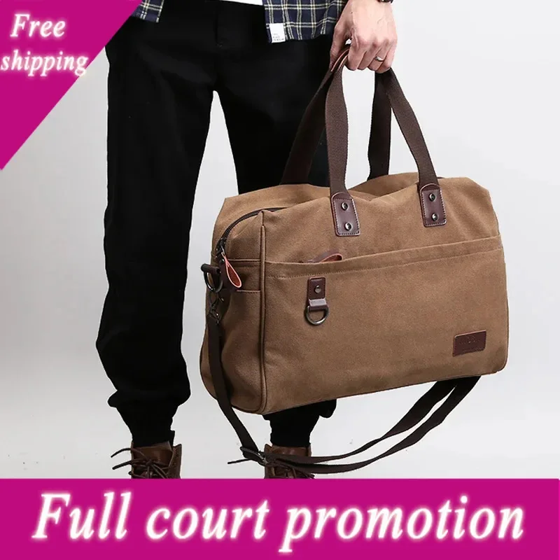 Men Canvas Handbag, Casual Business Bags Fit 15.6 inch Laptop, Fashion Fitness High Quality Travel Shoulder Bag
Men Canvas Handbag, Casual Business Bags Fit 15.6 inch Laptop, Fashion Fitness High Quality Travel Shoulder Bag