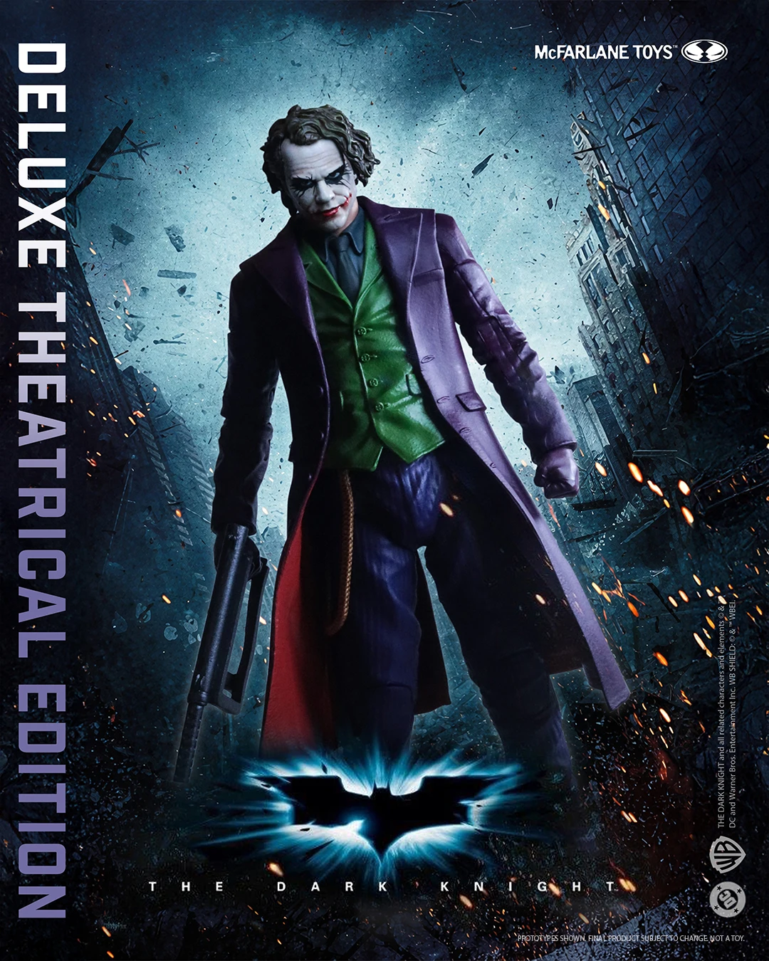 Фигурка McFarlane Toys DC Multiverse Dark Knight Joker, 18 см, театральная модель Deluxe от DC Оригинальный подарочный набор для кукол Garage Kit
Фигурка McFarlane Toys DC Multiverse Dark Knight Joker, 18 см, театральная модель Deluxe от DC Оригинальный подарочный набор для кукол Garage Kit