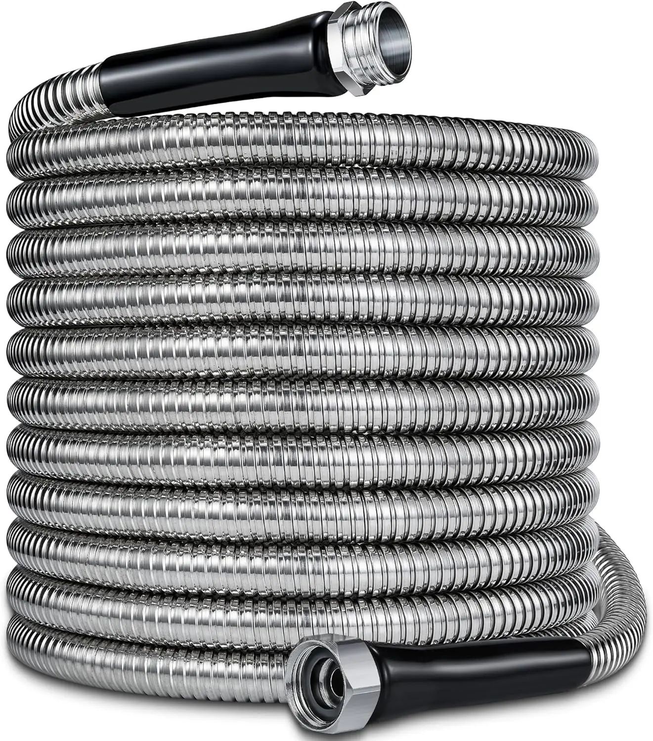 150ft Garden Hose - 2026 New 304 Stainless Steel, Lightweight & Kink-Free with 3/4'' Fittings
150ft Garden Hose - 2026 New 304 Stainless Steel, Lightweight & Kink-Free with 3/4'' Fittings