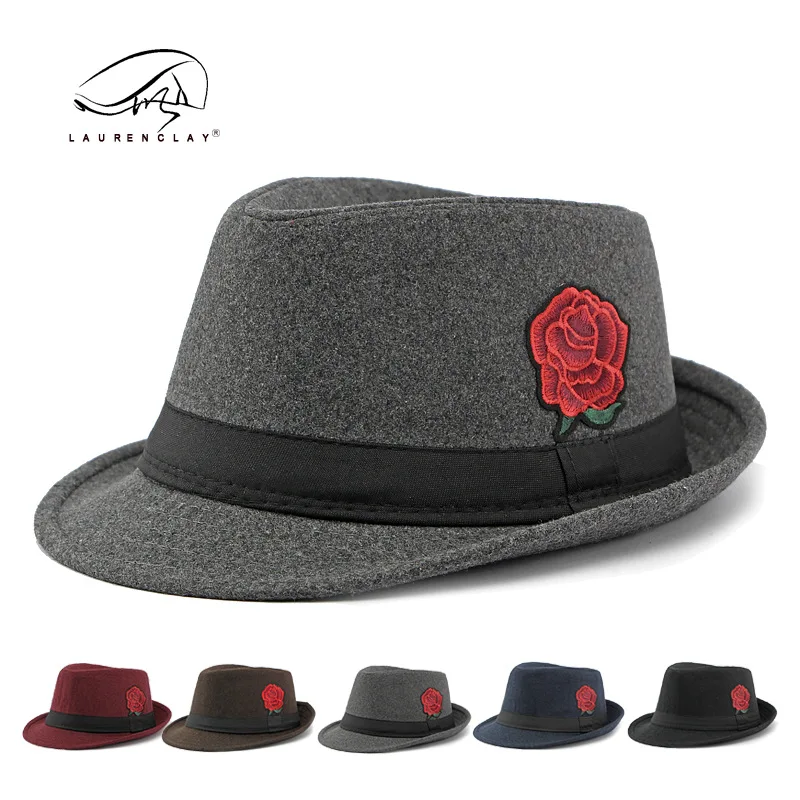Autumn And Winter New Fashion Personalized Flower Billycock Female British Retro Woolen Fedora Hat Male Street Performance Cap
Autumn And Winter New Fashion Personalized Flower Billycock Female British Retro Woolen Fedora Hat Male Street Performance Cap