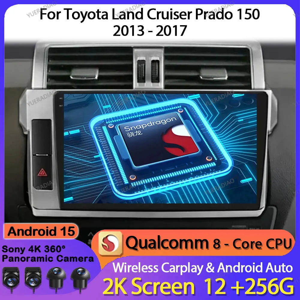Android 15 Car Radio For Toyota Land Cruiser Prado 150 2013 2014 - 2017 GPS NAVI BT 4G LTE 5G WIFI 2DIN Multimedia Video Player
Android 15 Car Radio For Toyota Land Cruiser Prado 150 2013 2014 - 2017 GPS NAVI BT 4G LTE 5G WIFI 2DIN Multimedia Video Player