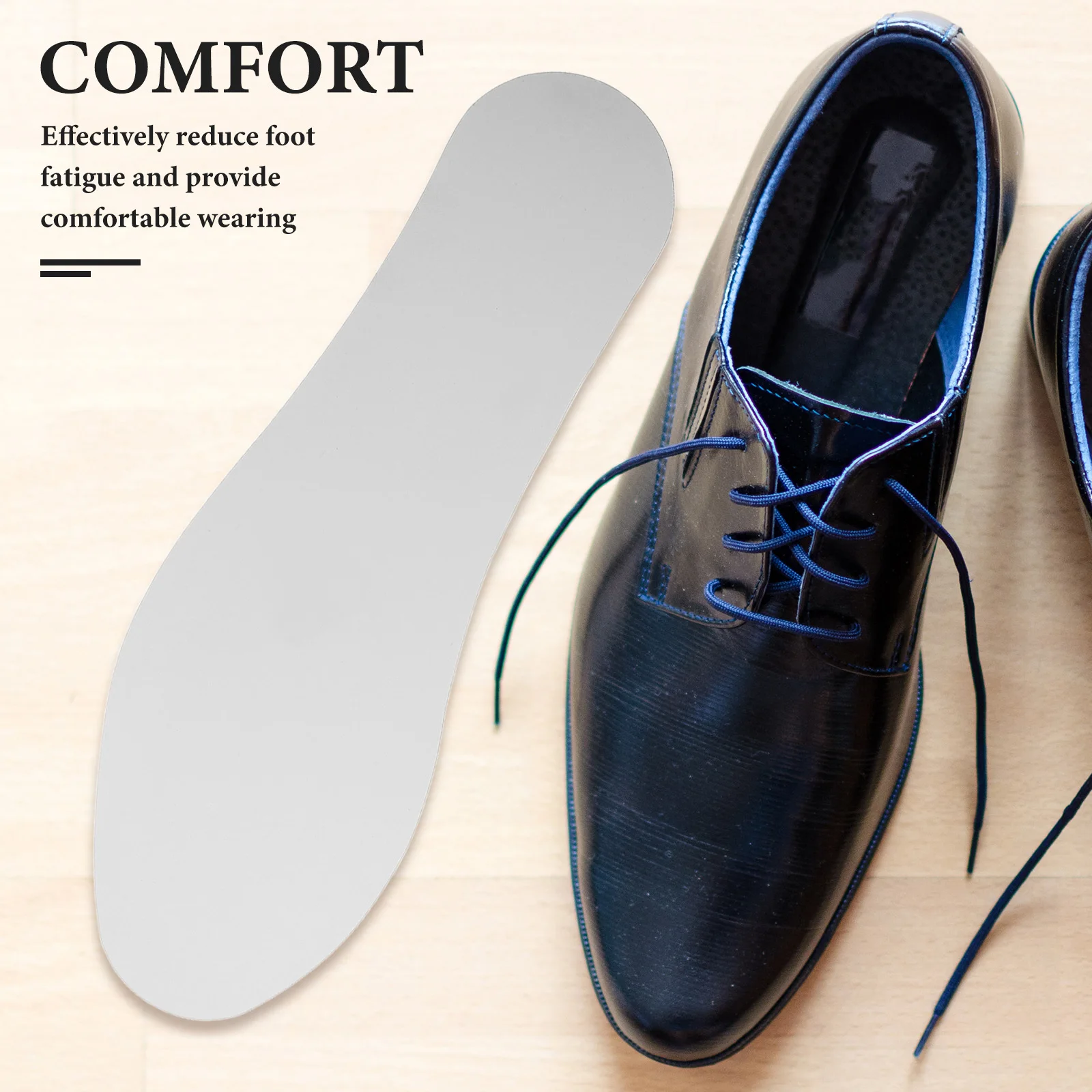 1Pair Anti-Puncture Steel Plate Insoles Thickened Safety Shoe Inserts for Men Women Work Boots Construction Sites Factories 
1Pair Anti-Puncture Steel Plate Insoles Thickened Safety Shoe Inserts for Men Women Work Boots Construction Sites Factories