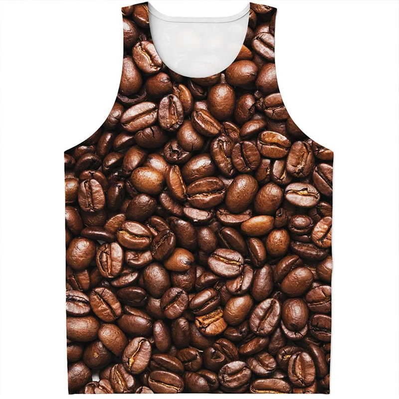 Retro Coffee Bean 3D Printed Tank Top For Men Summer Vest Casual Sleeveless Vest Streetwear Oversized Tops Tees Male Clothes
Retro Coffee Bean 3D Printed Tank Top For Men Summer Vest Casual Sleeveless Vest Streetwear Oversized Tops Tees Male Clothes