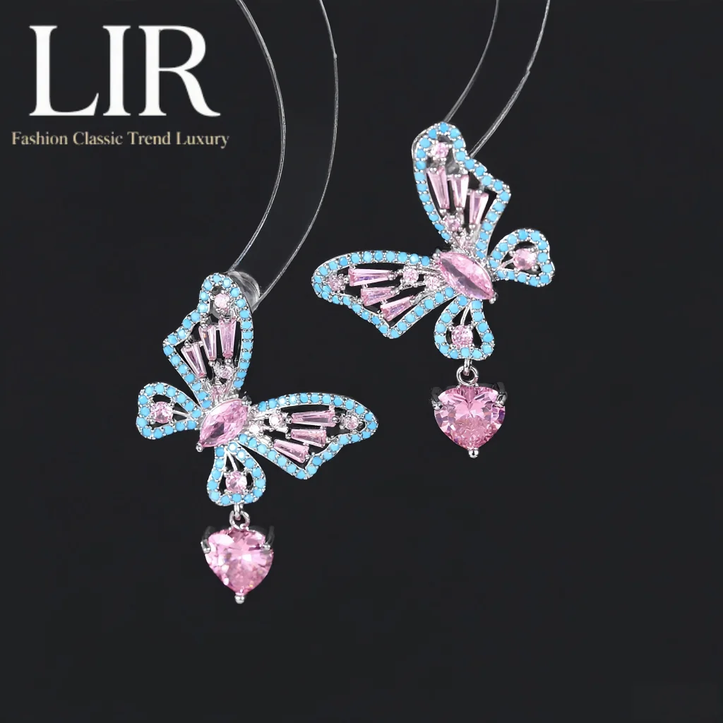 LIR Fadeless Butterfly - Серьги-сердечки: Полые - Инкрустация цирконом, 4 классических цвета, Модные женские украшения
LIR Fadeless Butterfly - Серьги-сердечки: Полые - Инкрустация цирконом, 4 классических цвета, Модные женские украшения