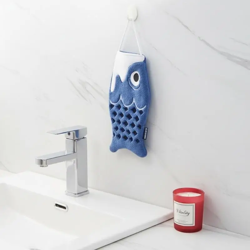 Cute Cartoon Koi Form Hanging Hand Towel Household Bathroom Children's Super Absorbent Handkerchief Square Kitchen Hand Towel
Cute Cartoon Koi Form Hanging Hand Towel Household Bathroom Children's Super Absorbent Handkerchief Square Kitchen Hand Towel