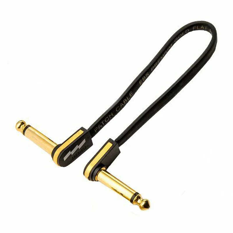 EBS Electric Guitar Bass Single Piece Effector Connecting Wire Short Wire, Gold-plated Flat Plug
EBS Electric Guitar Bass Single Piece Effector Connecting Wire Short Wire, Gold-plated Flat Plug