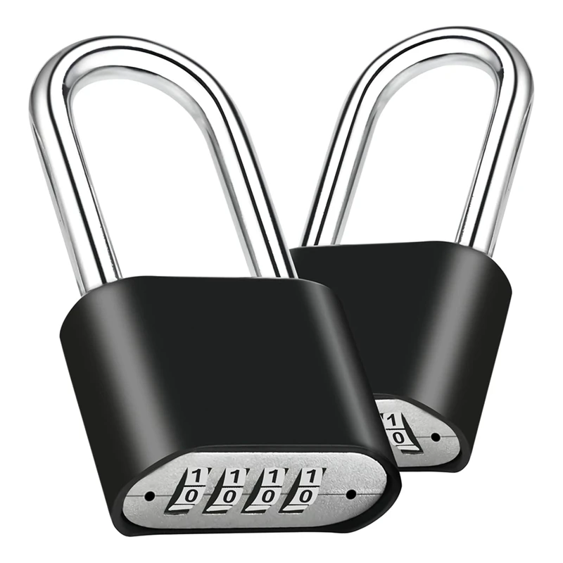 BAAZ HOT 2Pcs Combination Lock, 4-Digit Heavy Duty Combo Lock, Combination Padlock Outdoor Waterproof Gate Locks For Fence
BAAZ HOT 2Pcs Combination Lock, 4-Digit Heavy Duty Combo Lock, Combination Padlock Outdoor Waterproof Gate Locks For Fence
