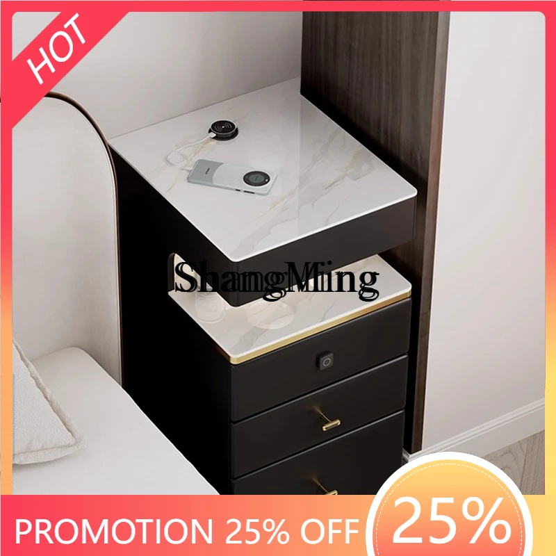 SM new light luxury smart bedside table high-end bedroom narrow multi-functional storage cabinet
SM new light luxury smart bedside table high-end bedroom narrow multi-functional storage cabinet