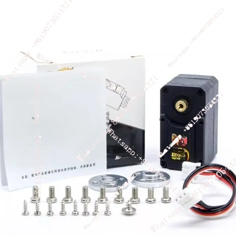 Dual-axis ST3215 Magnetic Coding 360 Degree Robot Manipulator Serial Bus Servo
Dual-axis ST3215 Magnetic Coding 360 Degree Robot Manipulator Serial Bus Servo