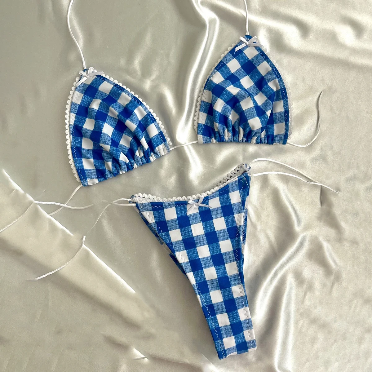 Микро-бикини 2025, сексуальный женский купальник, женский комплект бикини, бикини с пуш-ап, купальный костюм, клетчатые купальные костюмы, пляжная одежда 
Микро-бикини 2025, сексуальный женский купальник, женский комплект бикини, бикини с пуш-ап, купальный костюм, клетчатые купальные костюмы, пляжная одежда