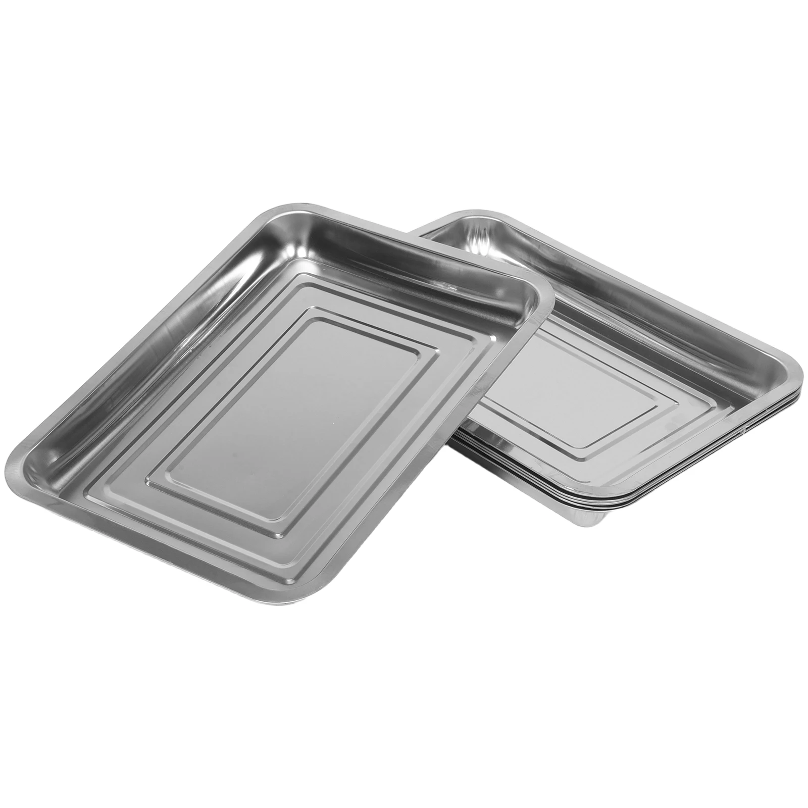 6 Pcs Plant Seedling Trays Stainless Steel Sprouting Tray Nursery Pots Water Collection System Lightweight
6 Pcs Plant Seedling Trays Stainless Steel Sprouting Tray Nursery Pots Water Collection System Lightweight