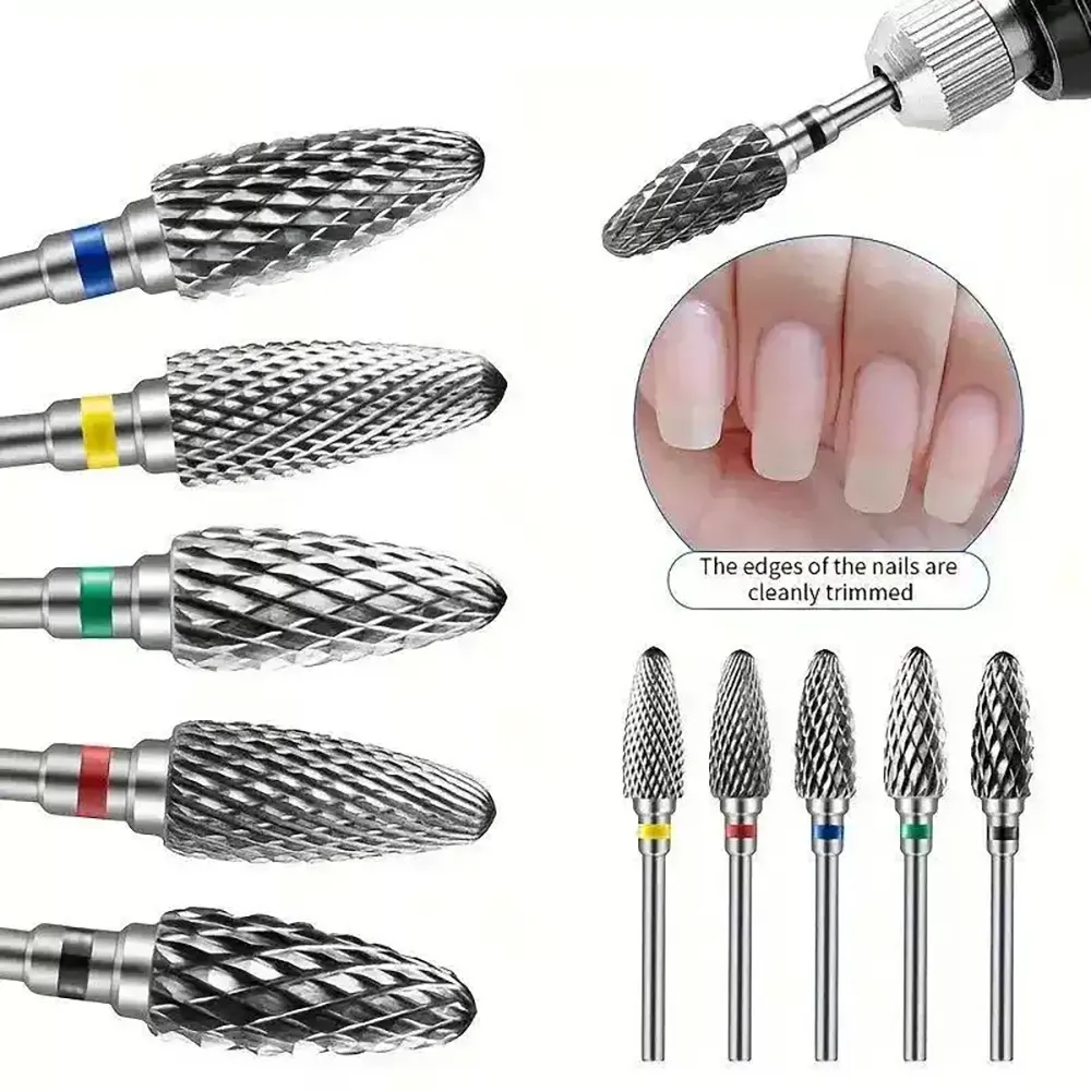 5PCS Electric grinder - hexagonal shank - three-jaw silver chuck 6.5mmTungsten Carbid Nail Drill Bits Electric Manicure Drill Ac
5PCS Electric grinder - hexagonal shank - three-jaw silver chuck 6.5mmTungsten Carbid Nail Drill Bits Electric Manicure Drill Ac