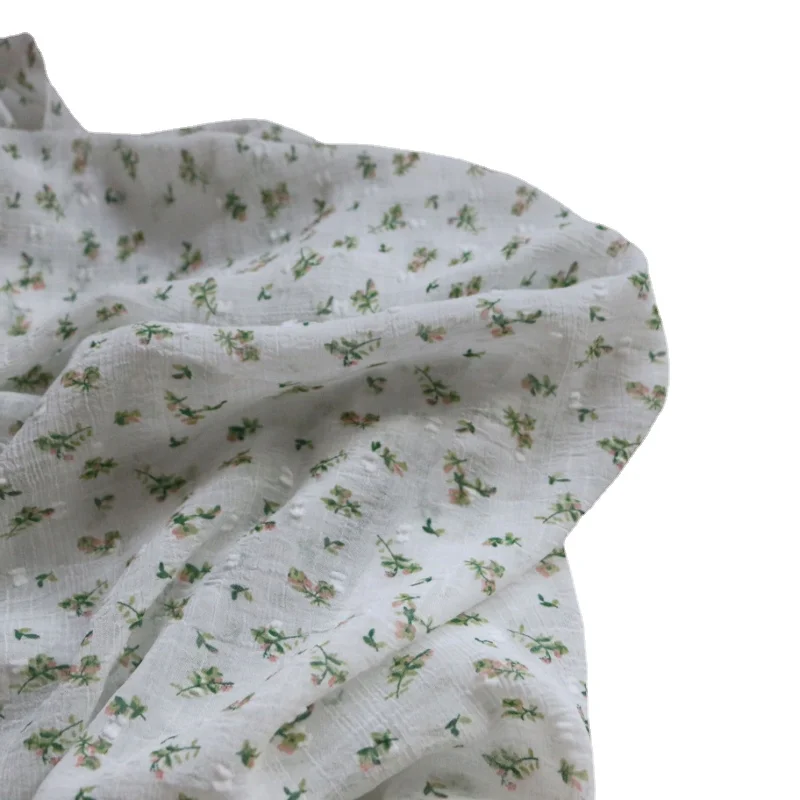 Fabric Width 50x150cm DIY Dress Clothing Summer Fresh Semi-Transparent Floral Chiffon Cut Sewing Shirt Ins Korean Style
Fabric Width 50x150cm DIY Dress Clothing Summer Fresh Semi-Transparent Floral Chiffon Cut Sewing Shirt Ins Korean Style