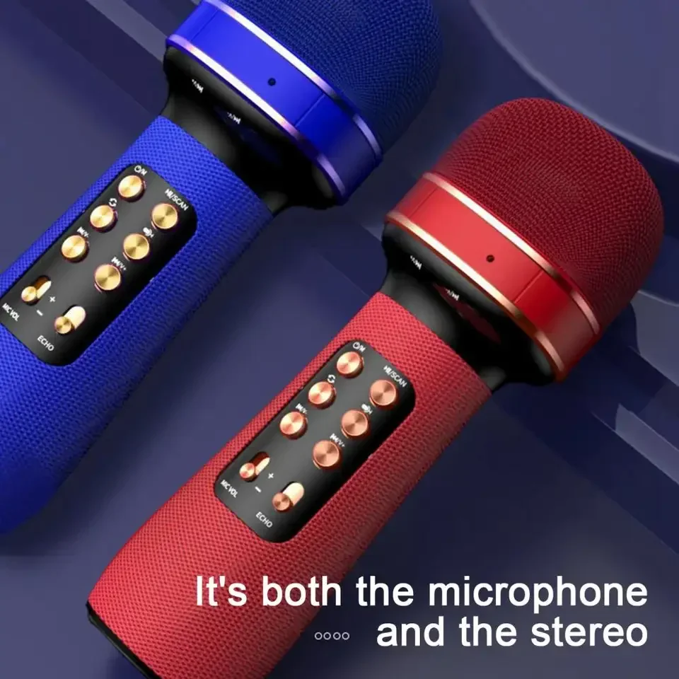 Karaoke Bluetooth-Compatible Microphone Handheld Wireless Music Singing Mic+FM+Voice Changing 2025 Speaker Player Accessory New
Karaoke Bluetooth-Compatible Microphone Handheld Wireless Music Singing Mic+FM+Voice Changing 2025 Speaker Player Accessory New