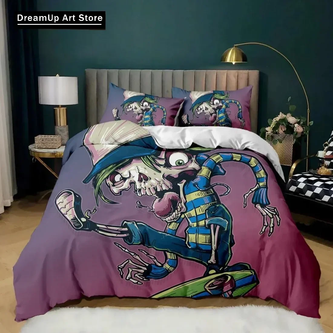 Cartoon Skateboard Wolf Kids Hip Hop Skateboard Sport Bedding Set Duvet Cover Bed Set Quilt Cover Twin Single Queen King Size
Cartoon Skateboard Wolf Kids Hip Hop Skateboard Sport Bedding Set Duvet Cover Bed Set Quilt Cover Twin Single Queen King Size
