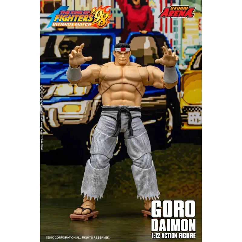 COMING SOON! Storm Toys Storm Arena The King of Fighters '98 Ultimate Match KFSA02 Goro Daimon 1/12 Scale Action Figure
COMING SOON! Storm Toys Storm Arena The King of Fighters '98 Ultimate Match KFSA02 Goro Daimon 1/12 Scale Action Figure