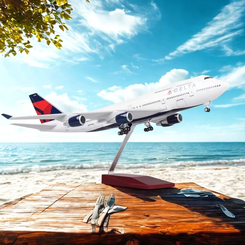 B747 Plane Model Jet Airplane Delta Airplane Diecast Airplane for Adults with LED Light (Touch or Sound Control) Home Deco
B747 Plane Model Jet Airplane Delta Airplane Diecast Airplane for Adults with LED Light (Touch or Sound Control) Home Deco