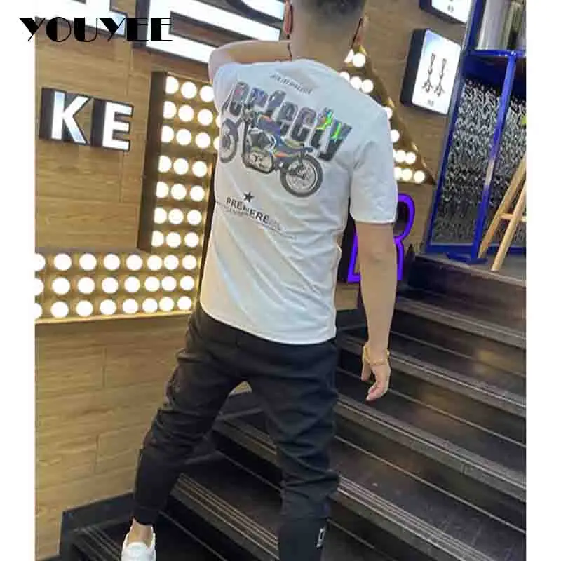 T-shirt Men's Summer New Round Neck Short Sleeve Motorcycle Printed Male Top Trend Youth Mercerized Cotton Slim Man Clothes 6XL
T-shirt Men's Summer New Round Neck Short Sleeve Motorcycle Printed Male Top Trend Youth Mercerized Cotton Slim Man Clothes 6XL