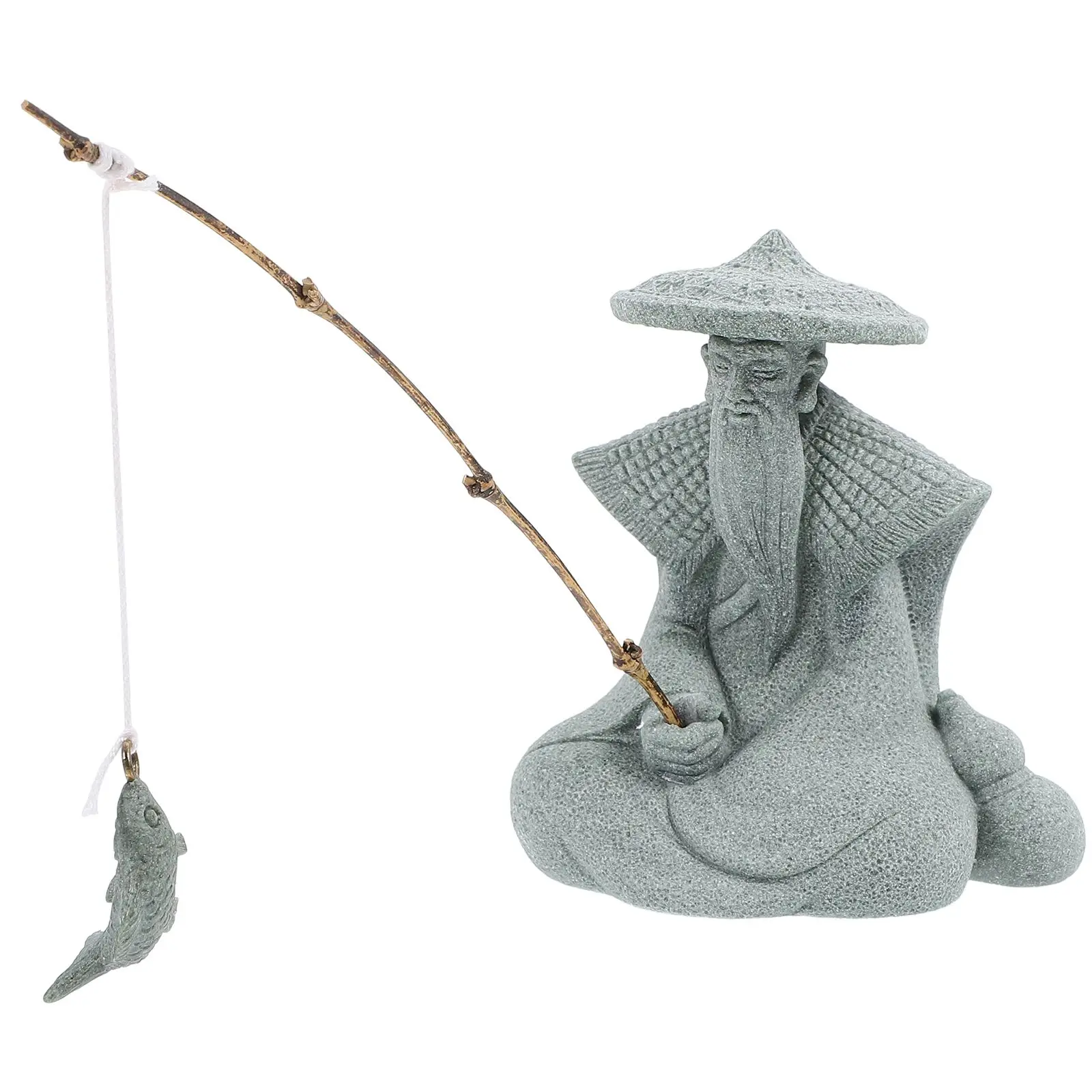 Statue Zen Bonsai Decorations Chinese Aquarium Japanese Figurines Fishing Handicraft
Statue Zen Bonsai Decorations Chinese Aquarium Japanese Figurines Fishing Handicraft