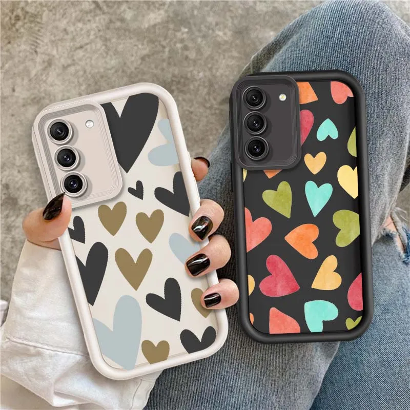 Color heart texture Phone Case For Samsung Galaxy S25 S24 S23 S22 S21 S20 Ultra Plus FE 5G Eye Ladder Soft TPU Cover
Color heart texture Phone Case For Samsung Galaxy S25 S24 S23 S22 S21 S20 Ultra Plus FE 5G Eye Ladder Soft TPU Cover