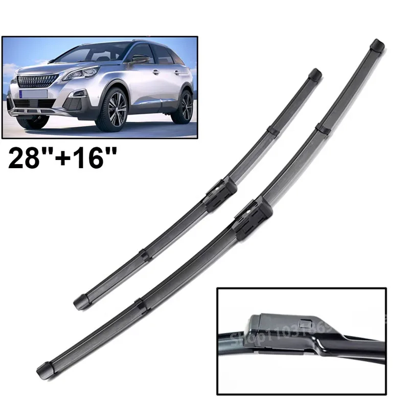 Wiper LHD Front Wiper Blades Set For Peugeot 3008 Mk2 2017 - 2023 Windshield Windscreen Window Brush 28"+16"
Wiper LHD Front Wiper Blades Set For Peugeot 3008 Mk2 2017 - 2023 Windshield Windscreen Window Brush 28"+16"