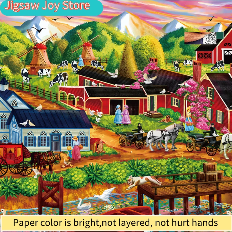 Пазл для взрослых 72*50: Красивый пейзаж деревенской местности, картина, игрушка для снятия стресса, рождественский подарок
Пазл для взрослых 72*50: Красивый пейзаж деревенской местности, картина, игрушка для снятия стресса, рождественский подарок