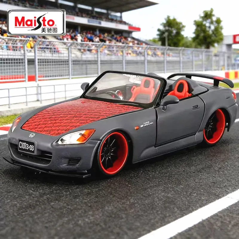 New Maisto 1:24 Honda S2000 Alloy Sport Car Diecast Metal Modified Track Racing Car Vehicle Model Simulation Collection Kid Gift
New Maisto 1:24 Honda S2000 Alloy Sport Car Diecast Metal Modified Track Racing Car Vehicle Model Simulation Collection Kid Gift