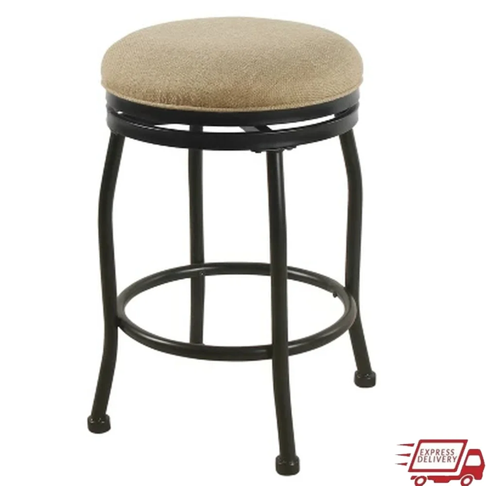 Swivel Counter Height Barstool with Metal Legs Upholstered Cushion Industrial Design Comfortable Foot Bar Space Saving 25.5 Inch
Swivel Counter Height Barstool with Metal Legs Upholstered Cushion Industrial Design Comfortable Foot Bar Space Saving 25.5 Inch