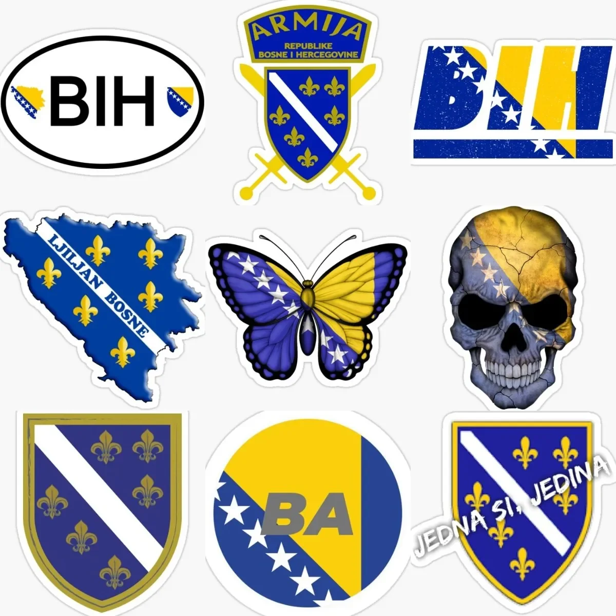 Herzegovina BIH Flag Map Skull National Emblem Stickers Motorcycle Wall Room Bumper Car Truck Bicycle Table PVC Decal Assecories
Herzegovina BIH Flag Map Skull National Emblem Stickers Motorcycle Wall Room Bumper Car Truck Bicycle Table PVC Decal Assecories