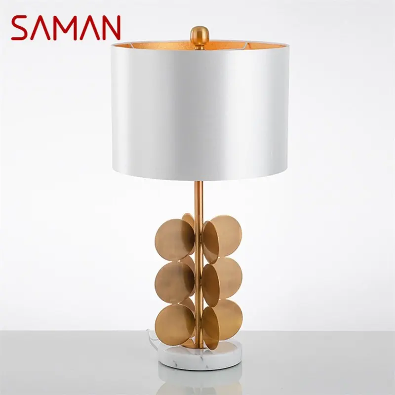 SAMAN Contemporary Table Lamps For The Bedroom Art Marble Desk Light Home Decorative For Foyer Living Room Office
SAMAN Contemporary Table Lamps For The Bedroom Art Marble Desk Light Home Decorative For Foyer Living Room Office