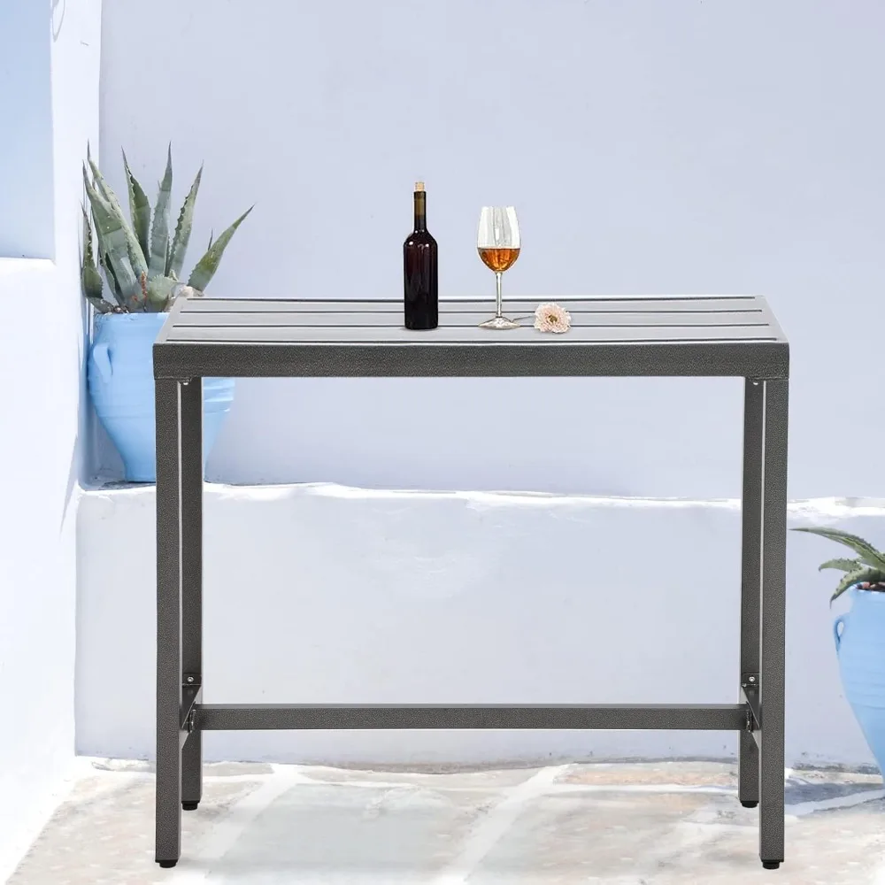 Outdoor Patio Counter Height Bar Table, 55" Rectangle for Patio, Garden, Yard, Balcony, Poolside, Customized
Outdoor Patio Counter Height Bar Table, 55" Rectangle for Patio, Garden, Yard, Balcony, Poolside, Customized