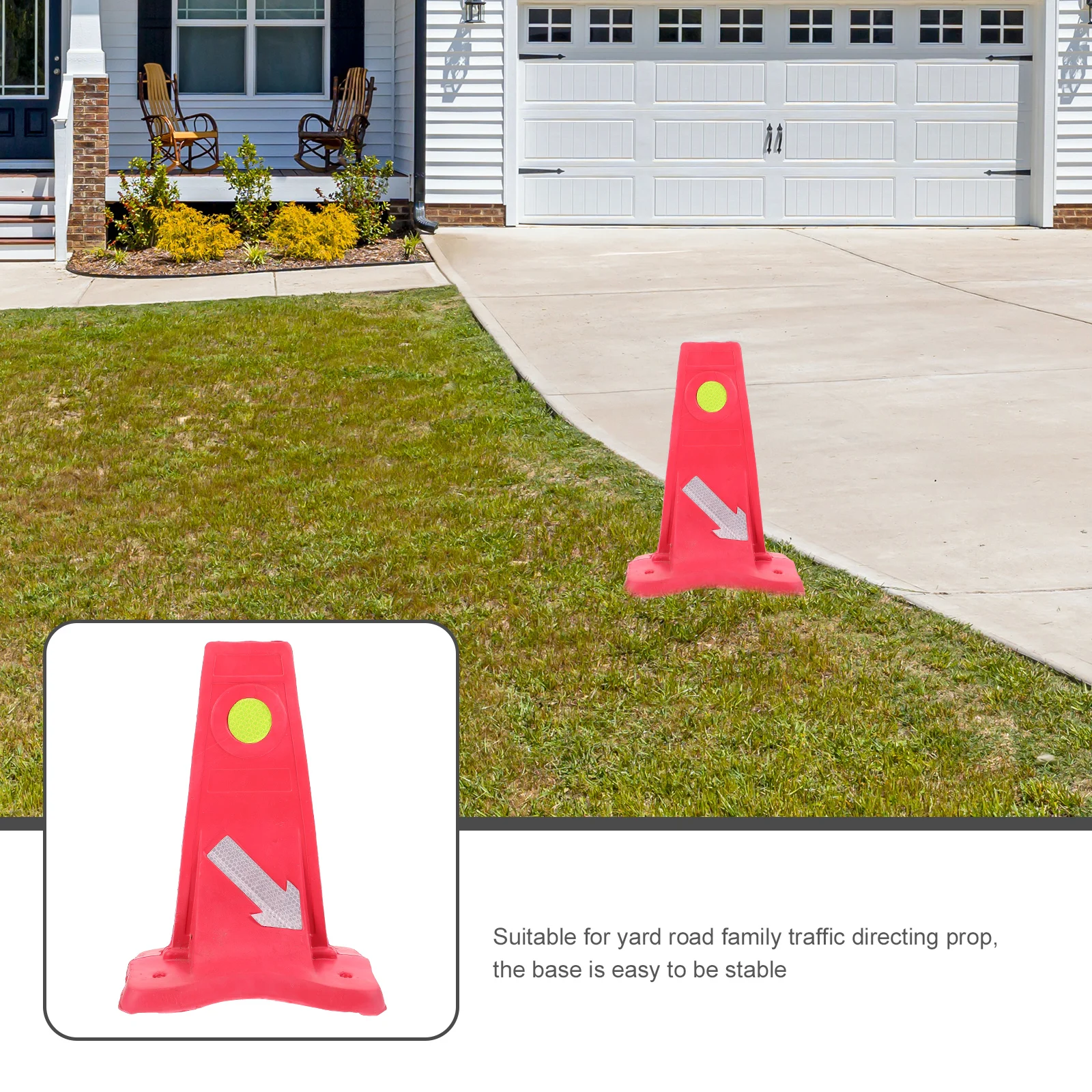 Traffic Awareness Traffic Cone Road Diverter Sign For Car Anti-Collision Warning Outdoor Garage Signs
Traffic Awareness Traffic Cone Road Diverter Sign For Car Anti-Collision Warning Outdoor Garage Signs