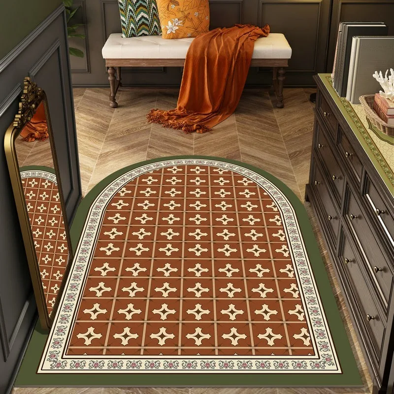Hallway Entrance Door Mats Arch Rugs for Living Room Anti-slip Floor Mat Retro Flower Print Home Bedroom Bedside Carpet Ковер 러그
Hallway Entrance Door Mats Arch Rugs for Living Room Anti-slip Floor Mat Retro Flower Print Home Bedroom Bedside Carpet Ковер 러그