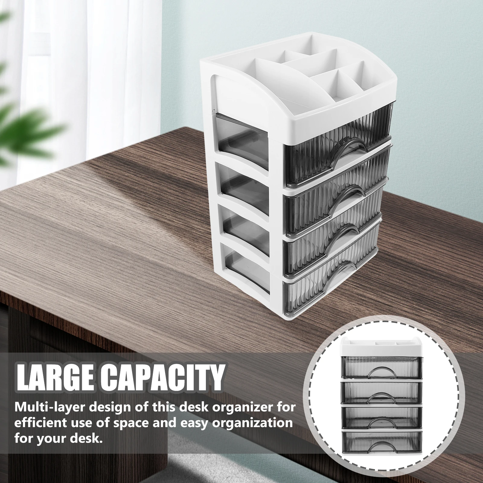 Storage Box Tabletop Drawer Organizer Clear Drawers Desk Practical Desktop Plastic Countertop
Storage Box Tabletop Drawer Organizer Clear Drawers Desk Practical Desktop Plastic Countertop