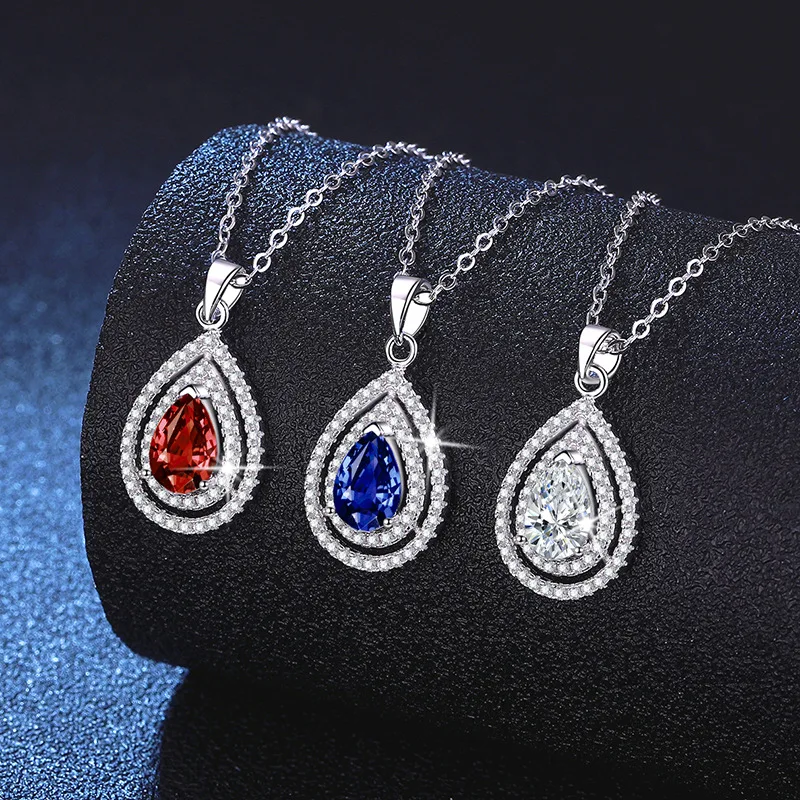 Cultivate Emerald Platinum PT95018k Golden Angel Tears Moissanite Necklace Ruby Sapphire Premium Light Luxury Wind Necklace
Cultivate Emerald Platinum PT95018k Golden Angel Tears Moissanite Necklace Ruby Sapphire Premium Light Luxury Wind Necklace