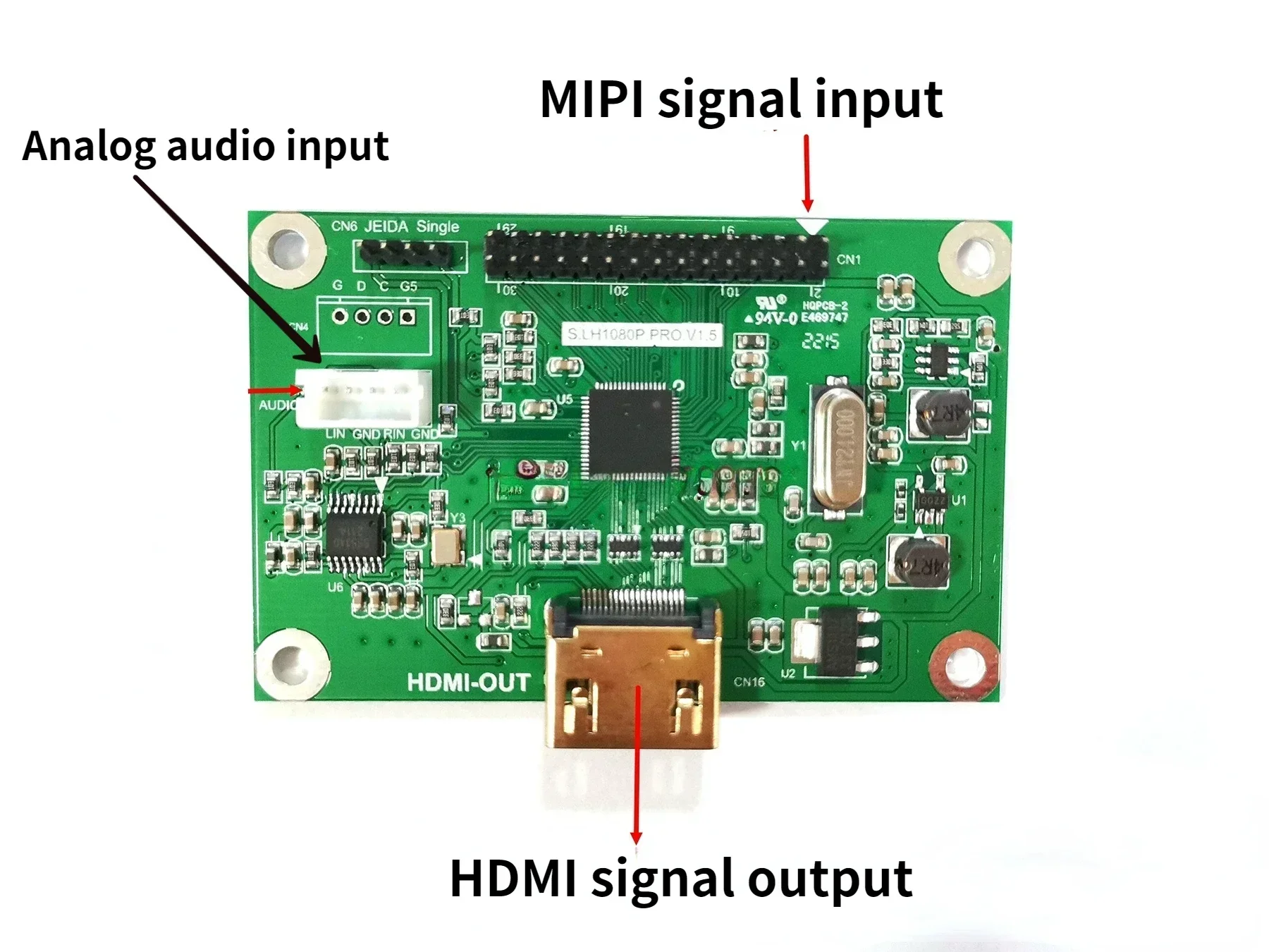 Best Seller FirstHot Selling MIPI Signal To HDMI Adapter /mipi To Hdmi2.0 Supports Multiple Resolutions 4K, 2K, And 1080P
Best Seller FirstHot Selling MIPI Signal To HDMI Adapter /mipi To Hdmi2.0 Supports Multiple Resolutions 4K, 2K, And 1080P