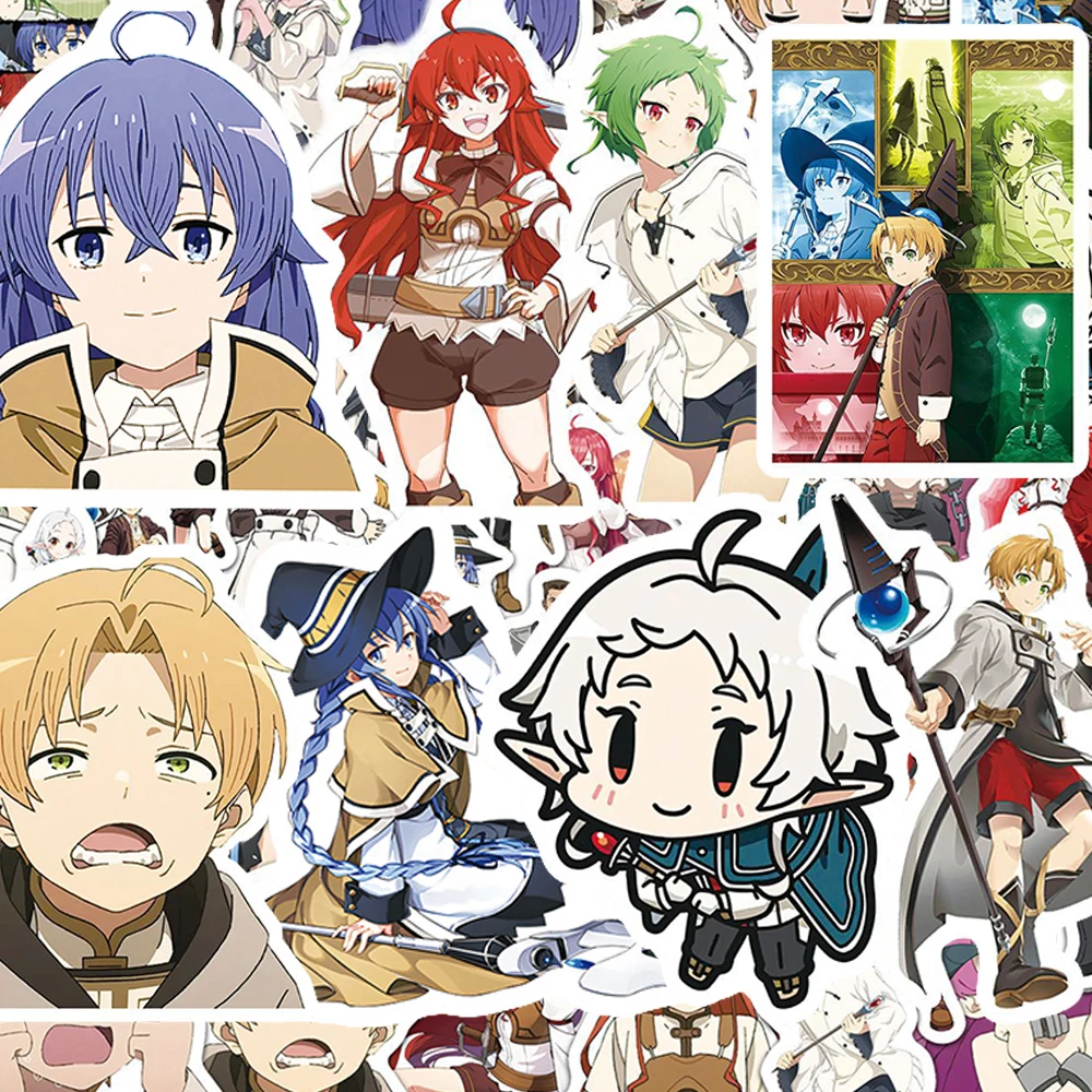 10/30/50pcs Mushoku Tensei: Jobless Reincarnation Cartoon Stickers Funny Japanese Anime Decals Luggage Phone Laptop Sticker Pack
10/30/50pcs Mushoku Tensei: Jobless Reincarnation Cartoon Stickers Funny Japanese Anime Decals Luggage Phone Laptop Sticker Pack