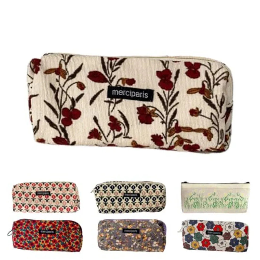 Flower Prints Pencil Pen Pouch Purse Bag Cosmetic Case Organizer Soft Cotton Canvas A
Flower Prints Pencil Pen Pouch Purse Bag Cosmetic Case Organizer Soft Cotton Canvas A