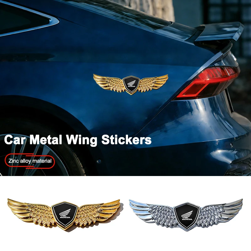 3D Metal Wings Stying Car Trunk Fender Emblem Stickers For Honda Mugen Power Civic Accords CRV Hrv Jazz CBR VTEC VFR Motorcycle
3D Metal Wings Stying Car Trunk Fender Emblem Stickers For Honda Mugen Power Civic Accords CRV Hrv Jazz CBR VTEC VFR Motorcycle