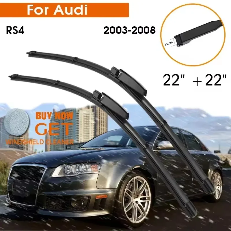 Car Wiper Blade For Audi RS4 2003-2008 Windshield Rubber Silicon Refill Front Window Wiper 22"+22" LHD RHD Auto Accessorie
Car Wiper Blade For Audi RS4 2003-2008 Windshield Rubber Silicon Refill Front Window Wiper 22"+22" LHD RHD Auto Accessorie
