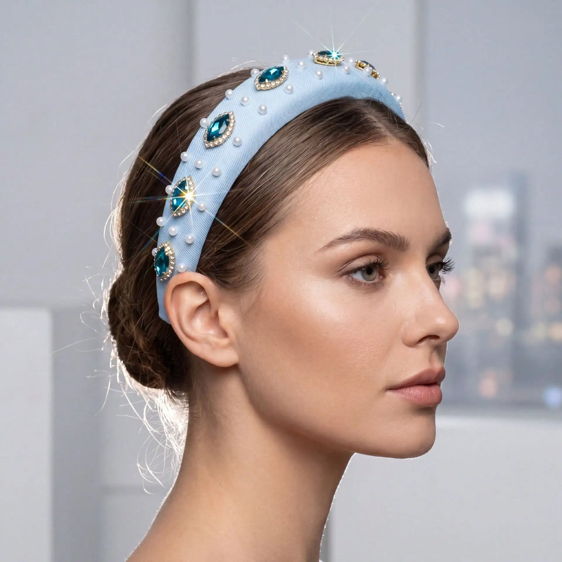 Fashionable, Elegant,, Sweet, Solid Color,-Embellished, Pearl, Wide-Brimmed, Knotted Headband, Hair Accessory, Headwear 3CTG
Fashionable, Elegant,, Sweet, Solid Color,-Embellished, Pearl, Wide-Brimmed, Knotted Headband, Hair Accessory, Headwear 3CTG