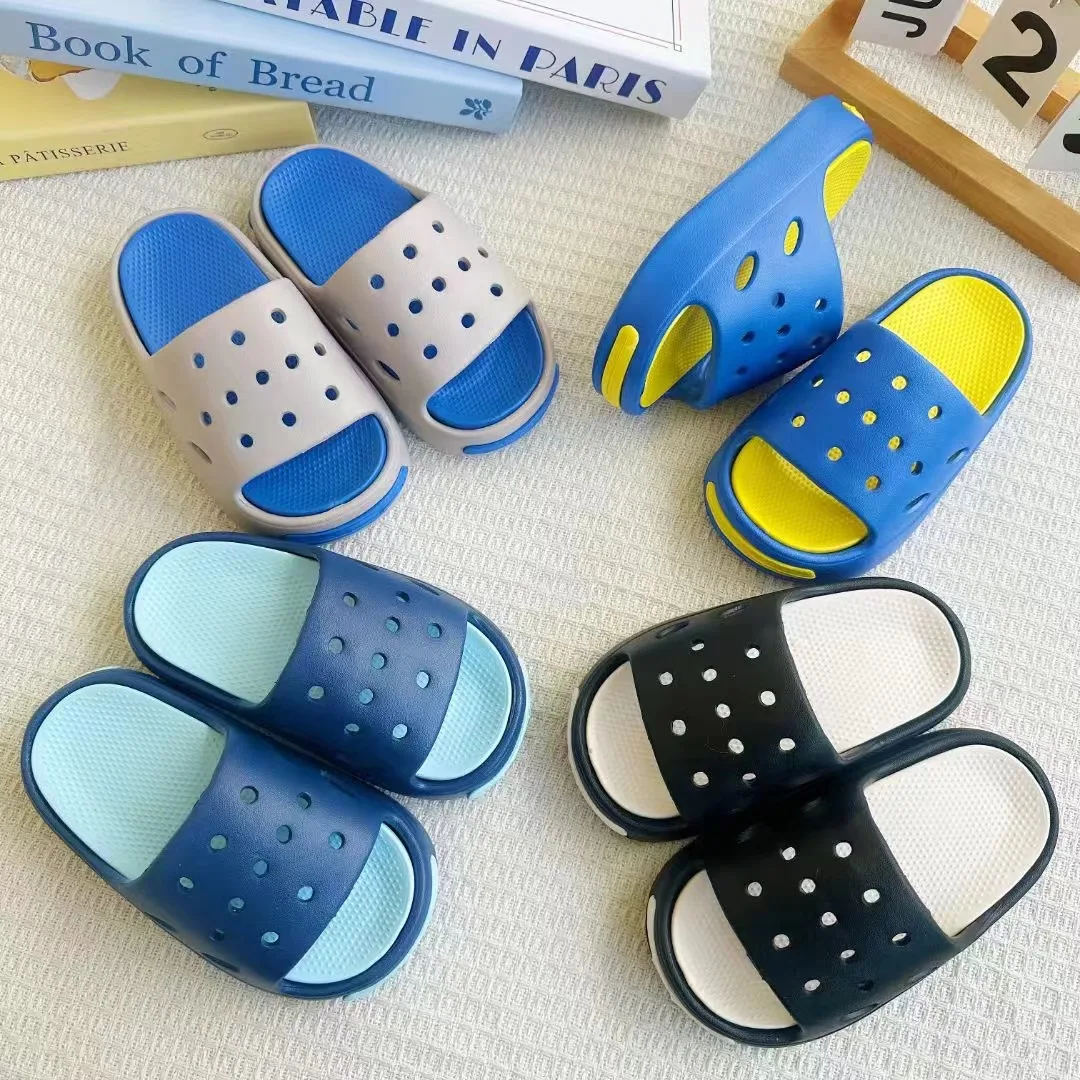 New Popular Cartoon-Style Slip-On Shoes, Versatile for Boys and Girls, Eva Slippers, Fashionable Dual-Color Soft-Soled Non-Slip Sandals 831
New Popular Cartoon-Style Slip-On Shoes, Versatile for Boys and Girls, Eva Slippers, Fashionable Dual-Color Soft-Soled Non-Slip Sandals 831