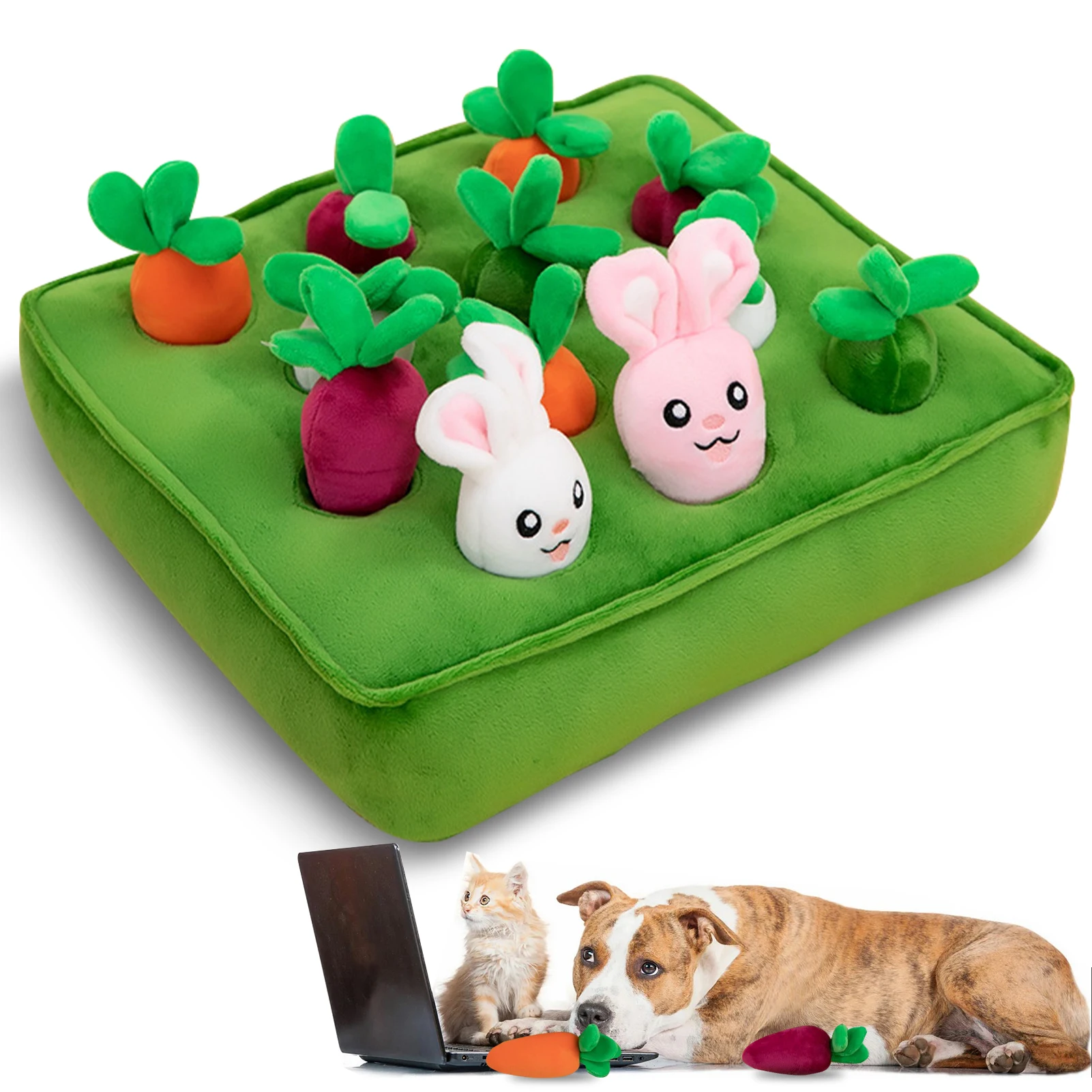 Interactive Dog Toys For Boredom Plush Interactive Dog Toys Interactive Dog Toy Puzzle Game With Plush Carrots To Reduce Boredom
Interactive Dog Toys For Boredom Plush Interactive Dog Toys Interactive Dog Toy Puzzle Game With Plush Carrots To Reduce Boredom