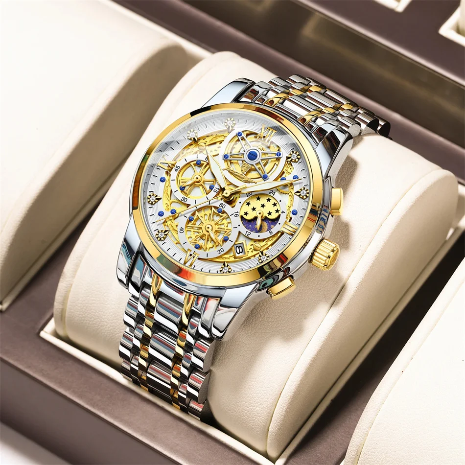 POEDAGAR Luxury High Quality Man Watch Waterproof Luminous Chronograph Date Men Watch Stainless Steel Quartz Men's Watches Reloj
POEDAGAR Luxury High Quality Man Watch Waterproof Luminous Chronograph Date Men Watch Stainless Steel Quartz Men's Watches Reloj