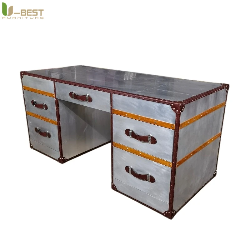 U-best Aluminum Aviator Writing Desk Mid Century Aviation Office Table Home Office Hotel Bedroom Workbench
U-best Aluminum Aviator Writing Desk Mid Century Aviation Office Table Home Office Hotel Bedroom Workbench